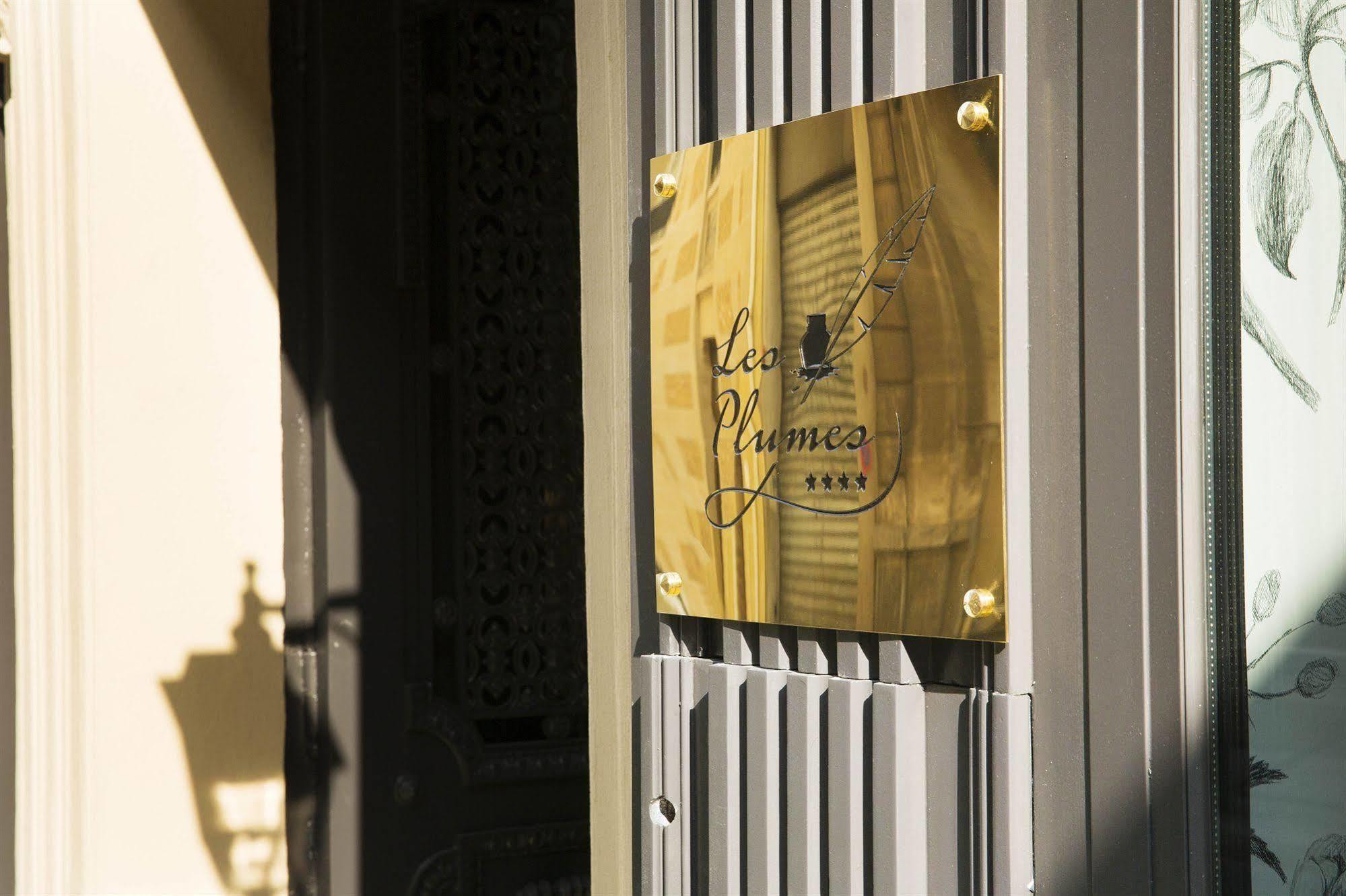 Les Plumes Hotel Paris Exterior foto